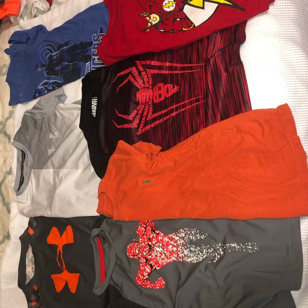Lot of Boys XS x-small shirts Marvel Under Armour Polo Ralph Lauren